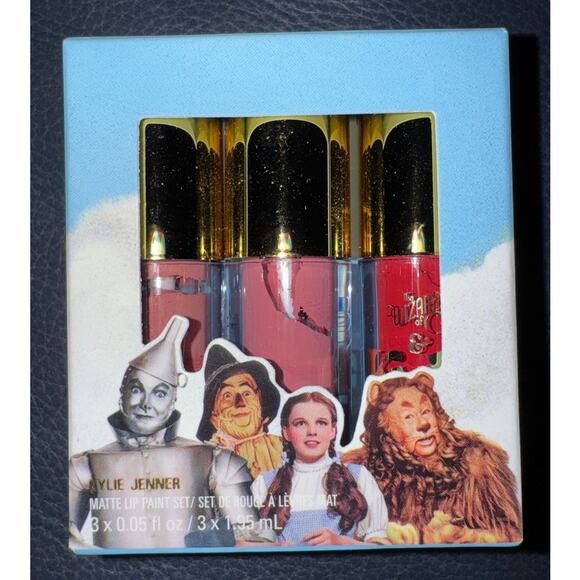 Kylie Jenner Cosmetics Wizard of Oz Matte Lip Paint Limited Edition Set of 3 NEW - Picture 1 of 2